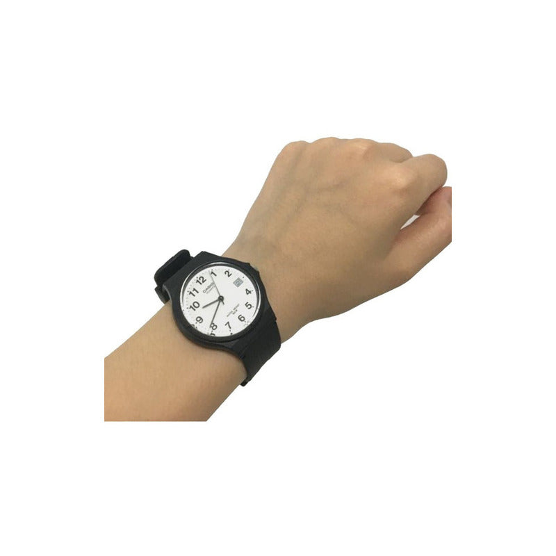 Reloj Casio Original Mw-59-7b Hombre Analogico Relojesymas Negro Blanco
