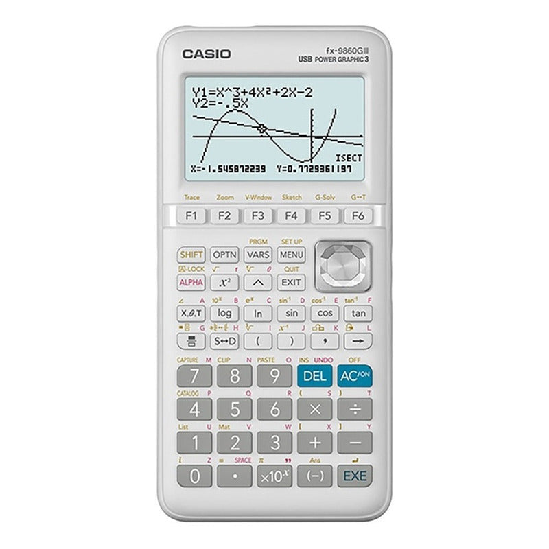 Calculadora Cientifica Casio Fx-9860giiisd  Relojesymas Gris