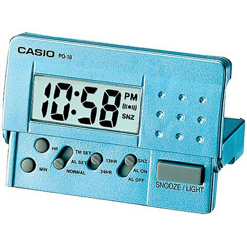 Reloj Despertador Casio Pq-10 Colores Surtidos Relojesymas