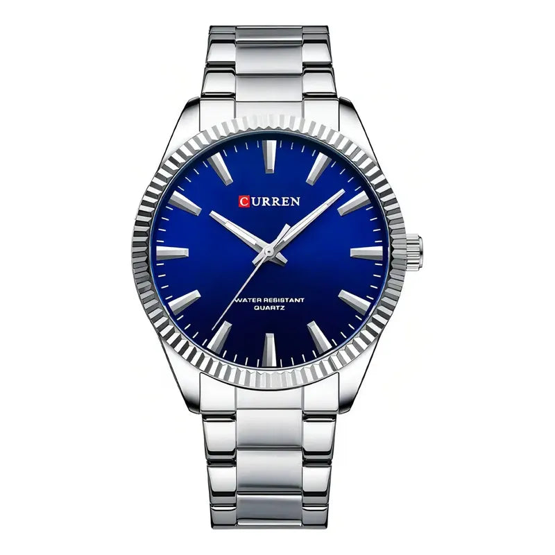 Reloj Para Hombre Curren 8425-2 Kre842503 Plateado Plateado