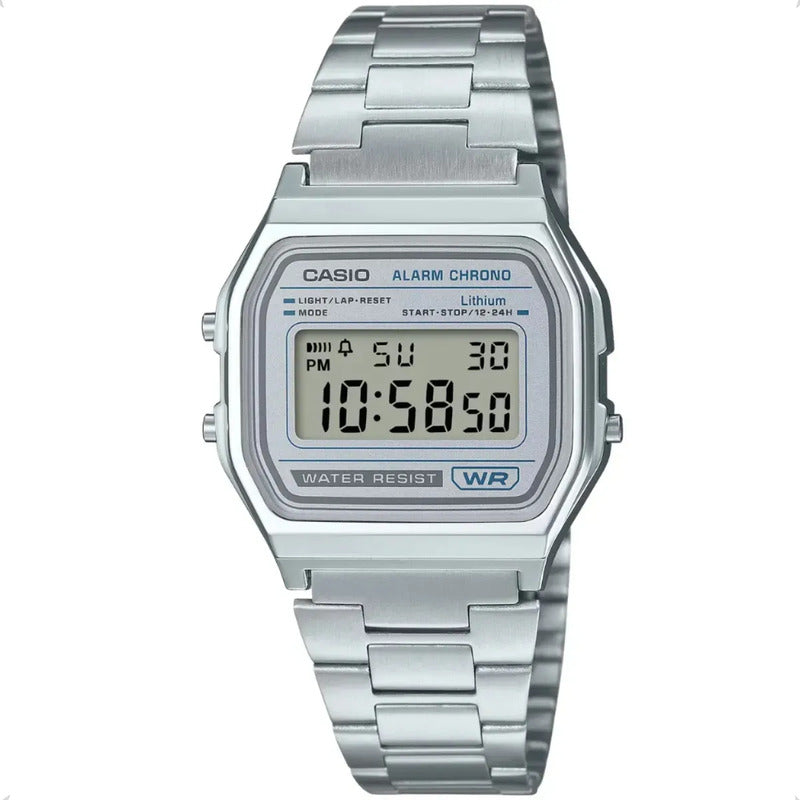 Reloj Casio Vintage A158wea-7 Original Plateado
