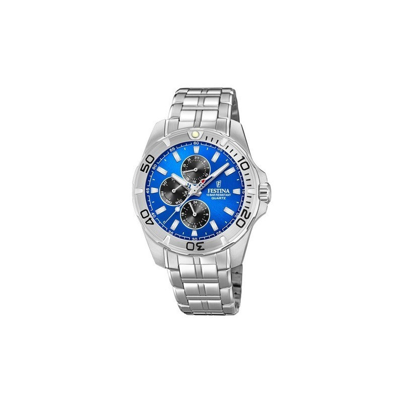 Reloj F20445/4 Festina Hombre Multifunción Relojesymas Color De La Correa Plateado