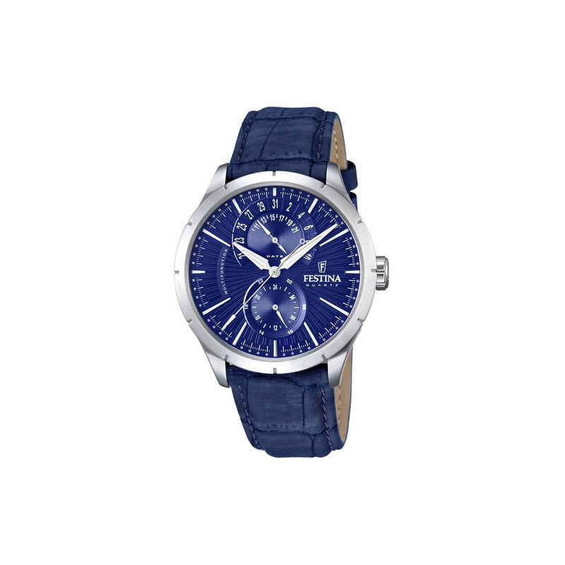 Reloj Festina F16573/7 Azul Hombre Original Plateado