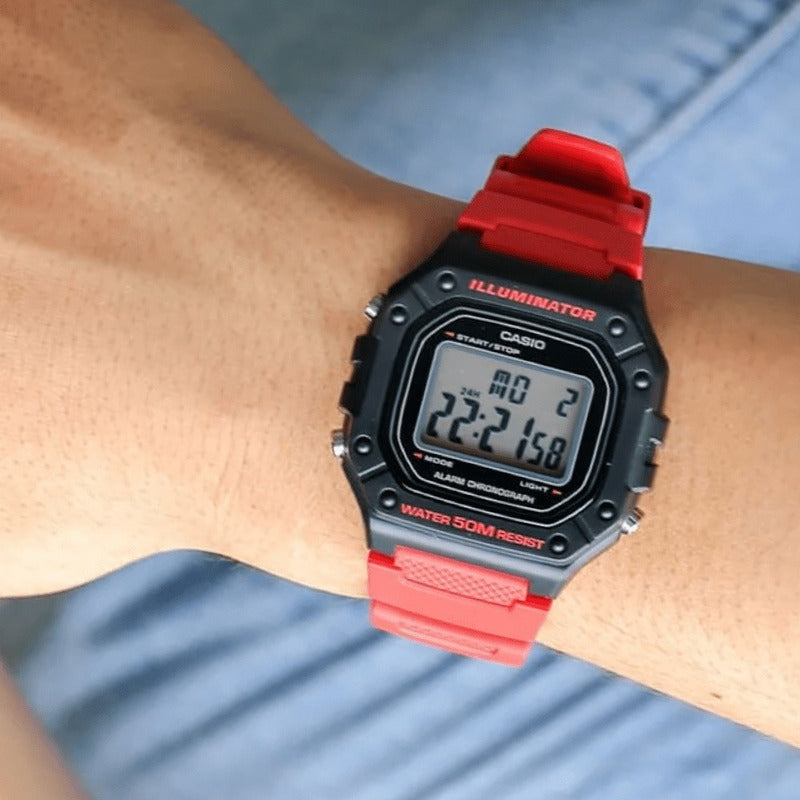 Reloj Casio Digital W-218h Colores Surtidos/relojesymas