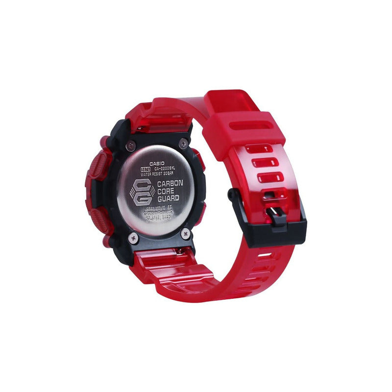 Reloj Casio G-shock Skeleton Ga-2200skl-4acr Original Rojo Rojo