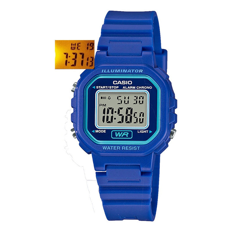Reloj Casio Mujer La-20wh-2a Original  Azul