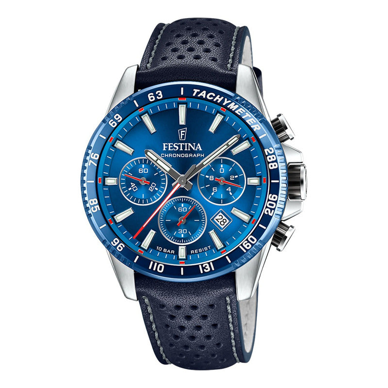 Reloj Hombre Festina F20561/3 Cronografo Analógico Azul Oscuro Azul