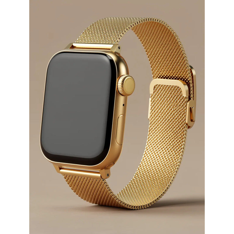 Smart Watch Bluetooth Derwye Dorado Mas Correa Dorado Milanés