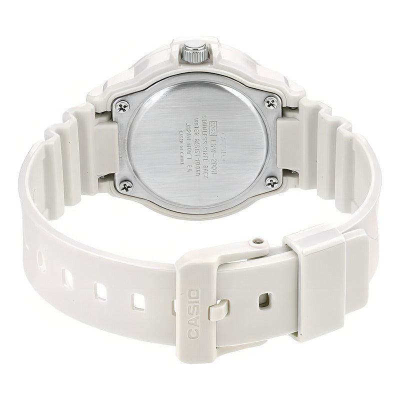 Reloj Casio Lrw-200h-4e3vdf Cuarzo Mujer Color De La Correa Blanco