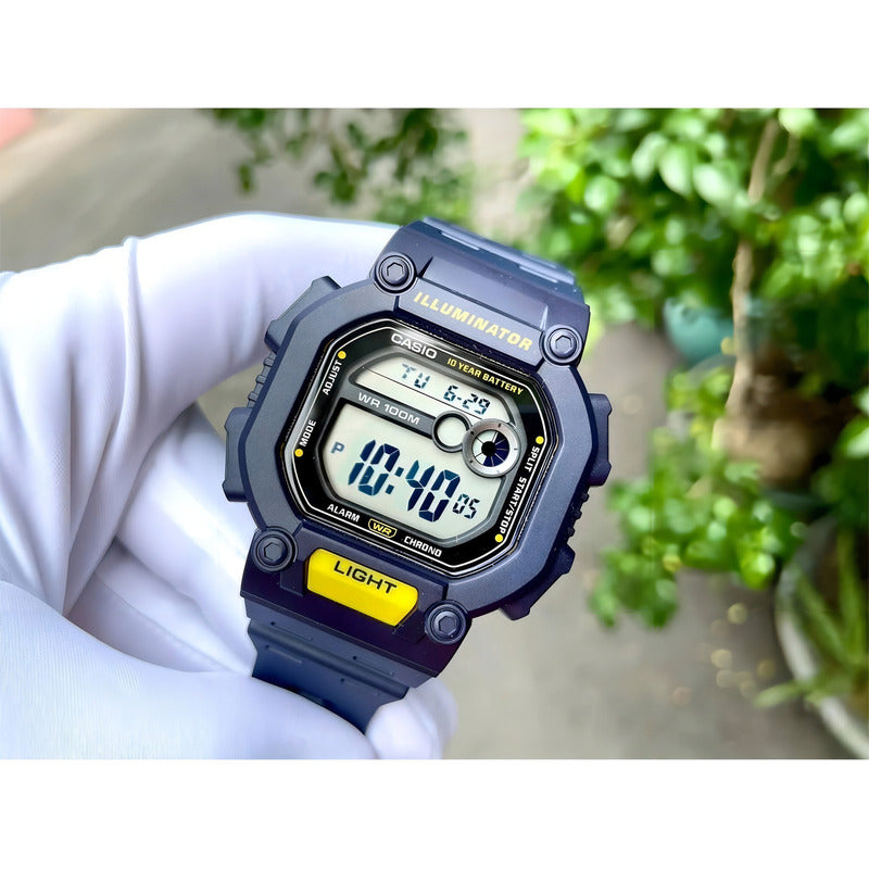 Reloj Casio Original W-737h Colores Surtidos Relojesymass Azul 2a