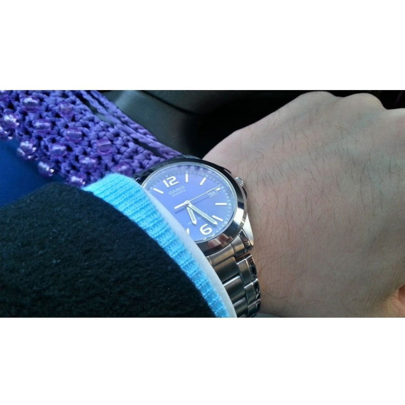 Reloj Casio Dama Ltp-1215a  Colores Surtidos/relojesymas Plateado Azul