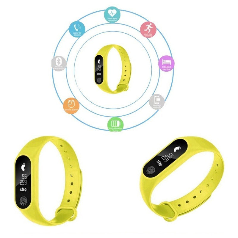 Reloj Smart Brazalete M2 Colores Surtidos Relojesymas