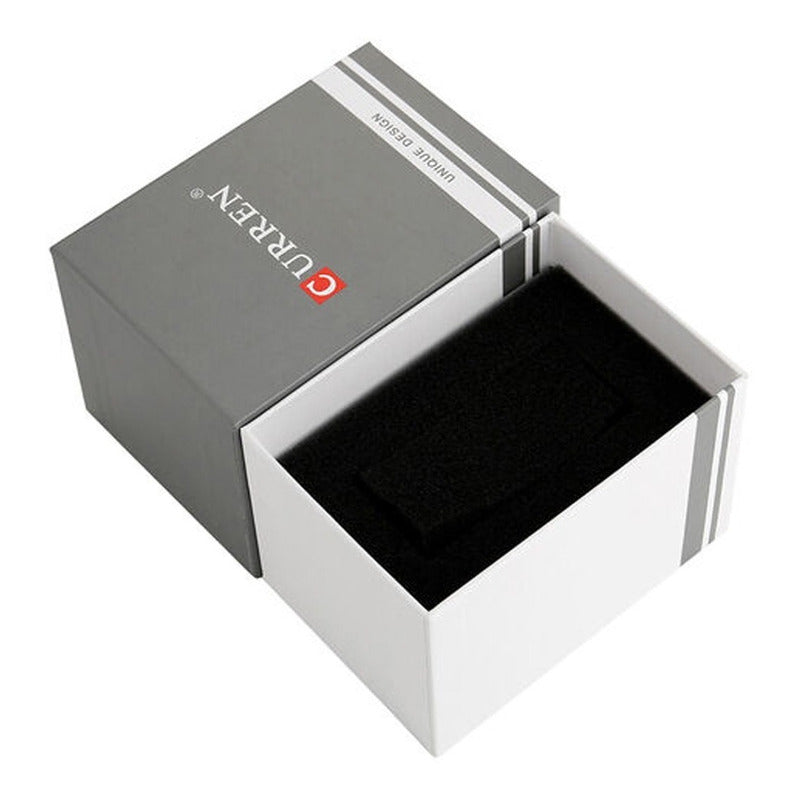 Reloj Curren 8023slbk Plateado Hombre Relojesymas Plateado