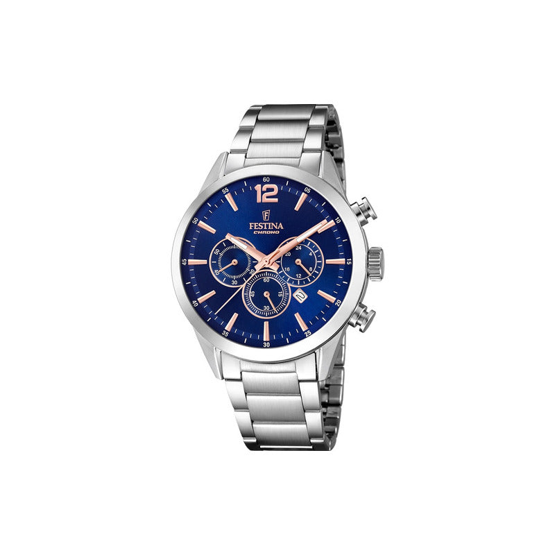 Reloj Festina Hombre F20343.9 Plateado Azul