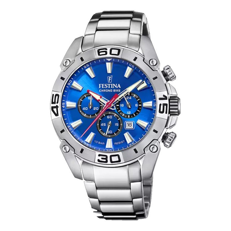 Reloj Festina Hombre Chrono Bike F20543.2 Acero Inoxidable Plateado Plateado
