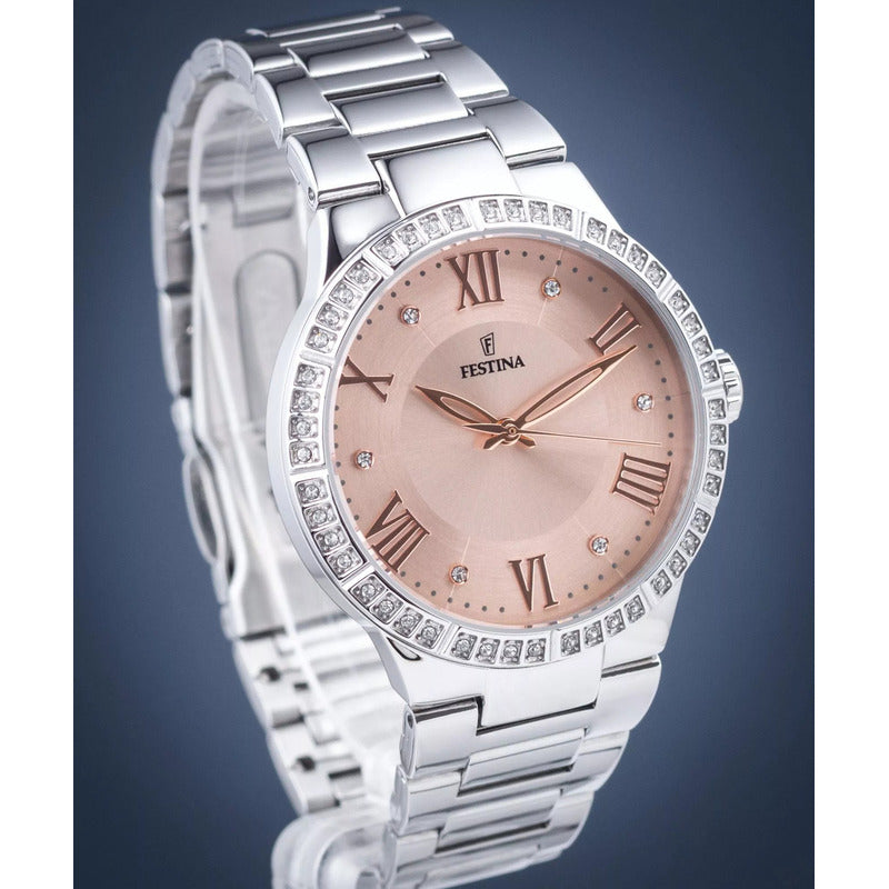 Reloj Festina F16719/3 Plateado Mujer Rosa