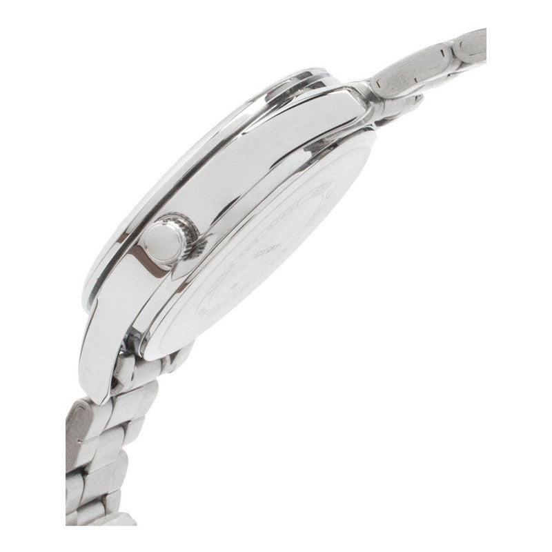 Reloj Casio Mujer Modelo Ltp-v005d-1b Plateado Plata Negro