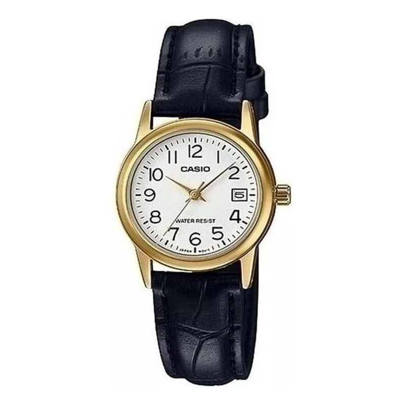 Reloj Casio Dama Ltp-v002 Colores Surtidos/relojesymas Blanco Gl-7b2 Blanco Ltp-v002gl-7b2