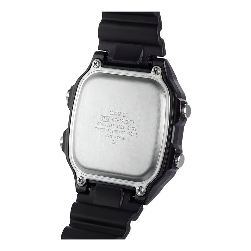 Reloj Pulsera Digital Casio Ae-1200wh-1b Con Correa De Resina Color Negro
