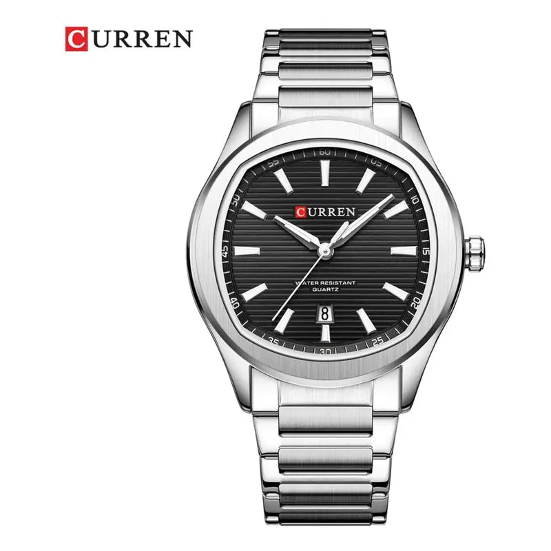 Reloj Para Hombre Curren 8474 Kree2501 Plateado Negro