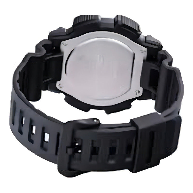 Reloj Hombre Casio Ws-2100h-1 Podómetro Hora Dual Color De La Correa Negro