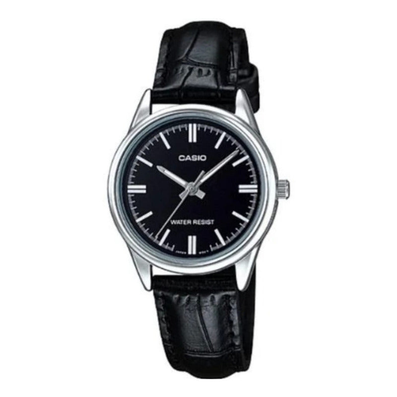 Reloj Casio Mujer Modelo Ltp-v005l-1audf Relojesymas Negro