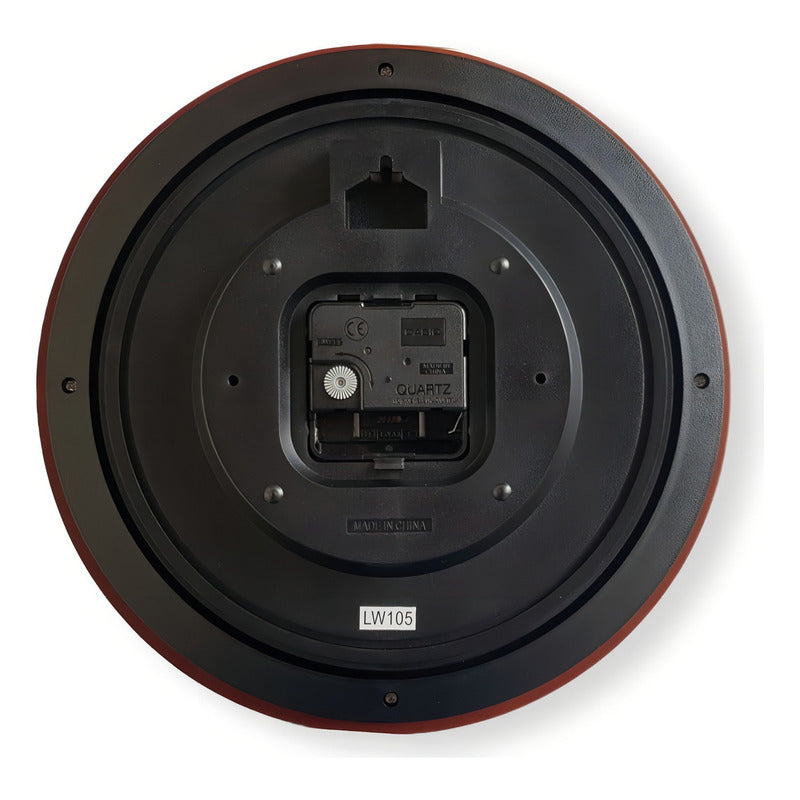 Reloj Pared Casio Iq-126-5d Silencioso 5d Arabicos Surtido