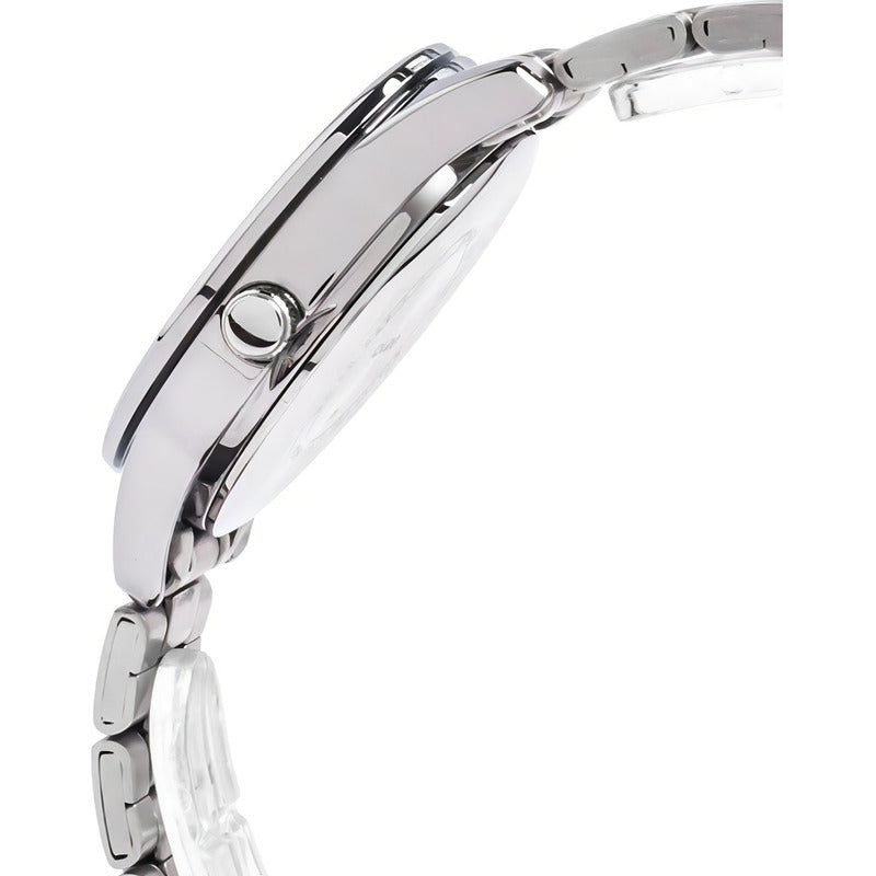 Reloj Casio Mujer Modelo Ltp-v005d-1b Plateado Plata Negro