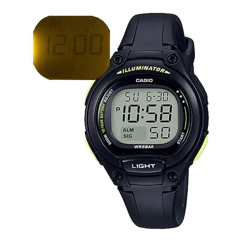 Reloj Casio Para Dama Color Negro Lw-203-1bvcf Relojesymas Negro