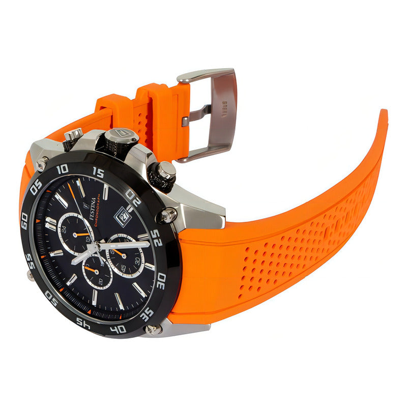 Reloj Para Hombre Festina The Originals F20330/4 Original Naranja Negro