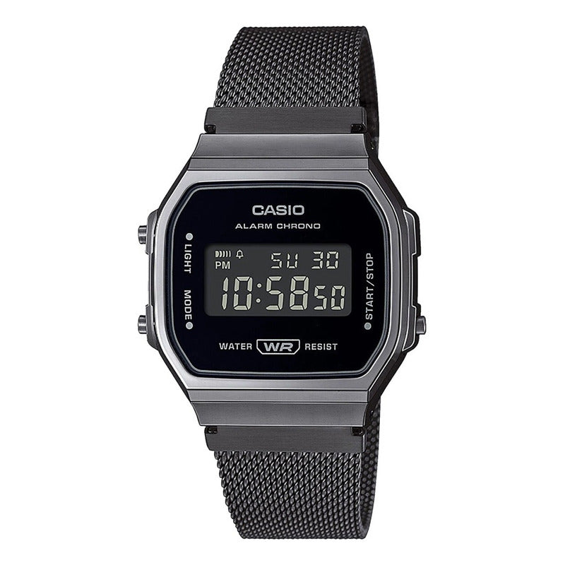 Reloj Casio Metal A-168wemb-1b Original Negro