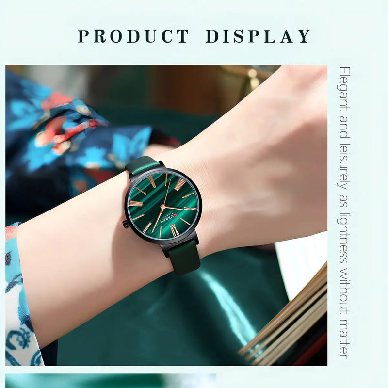 Relojes De Cuarzo Mujer Curren 9076a-2 Verde