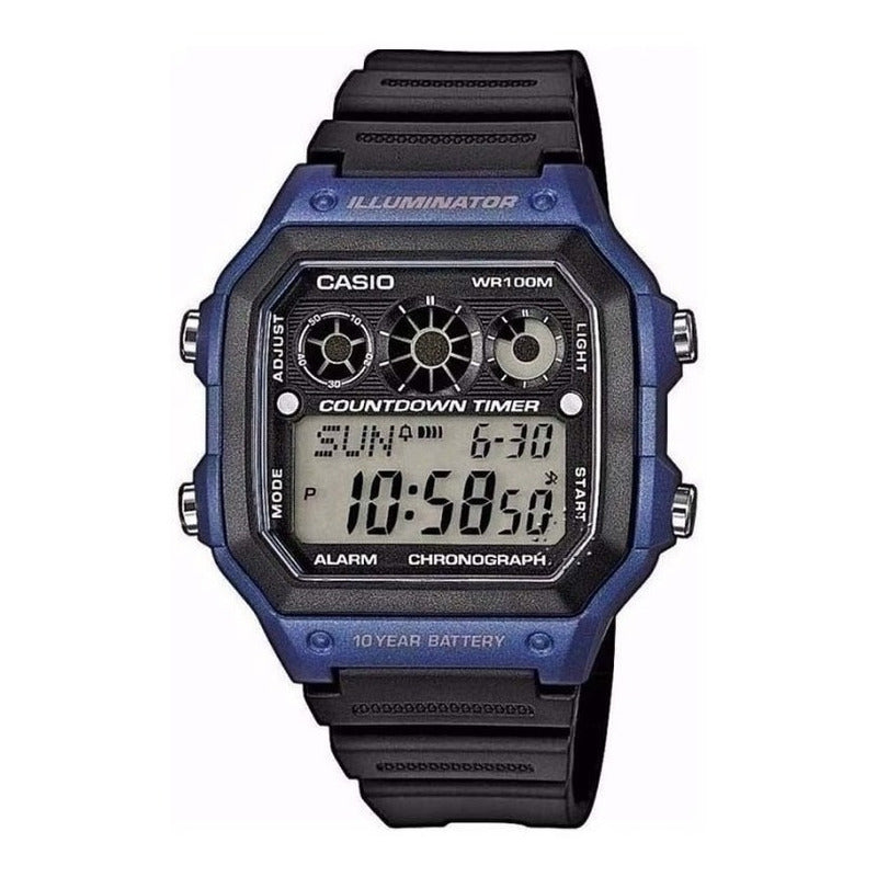 Reloj Casio Hombre Ae-1300wh Colores Surtidos/relojesymas Negro Azul/negro