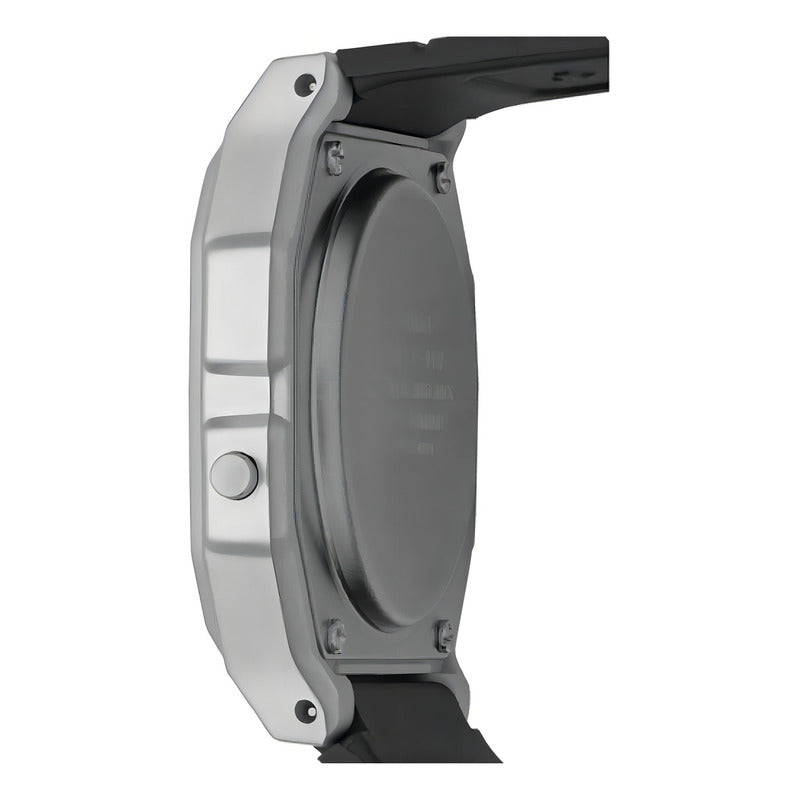 Reloj Casio Collection F-91wm-1b Color De La Correa Negro Color De La Caja Gris