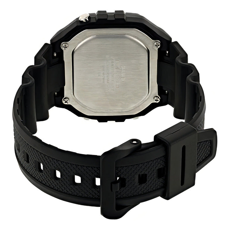 Reloj Pulsera Casio Youth W-218h-1a Negro Gris/negro