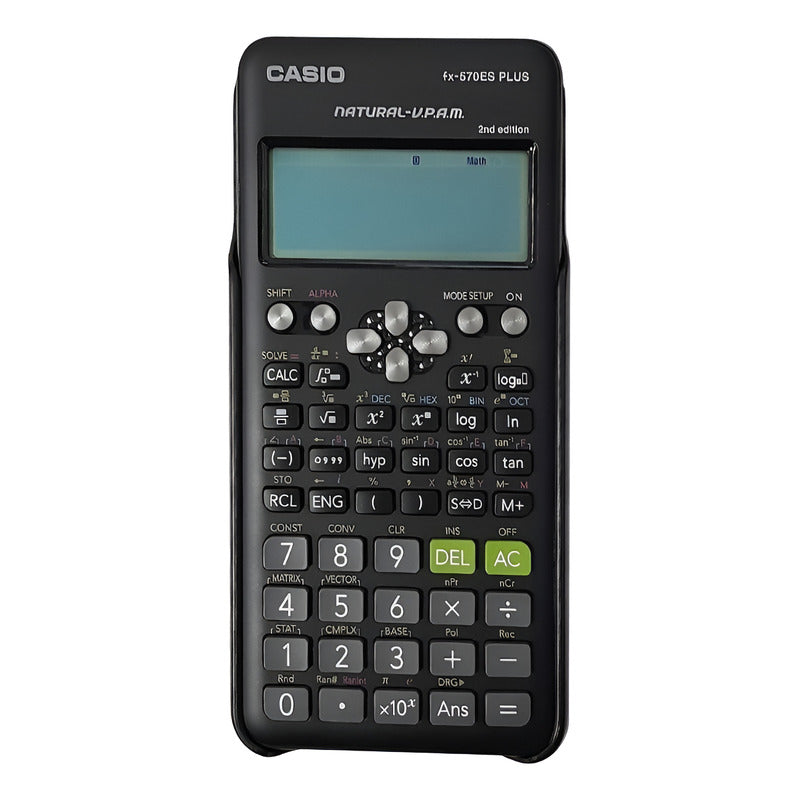 Calculadora Casio Científica Fx-570laplus Negra Gris