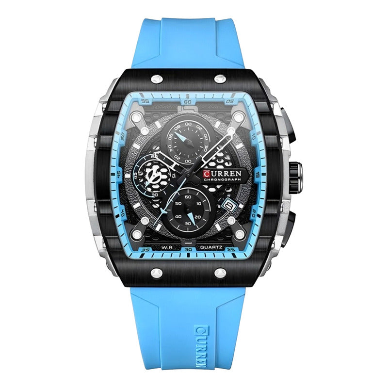 Reloj Curren Kred8703 Cuarzo Hombre Gris Negro