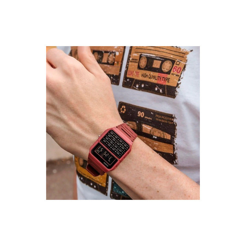 Reloj Calculadora  Casio Ca-53w-1 Relojesymas Rojo Wf-4b Rojo Wf-4b Surtido