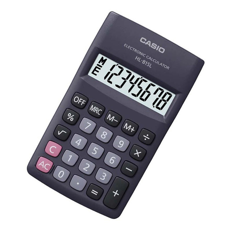 Calculadora Casio Hl-815 Colores Surtidos Relojesymas Celeste