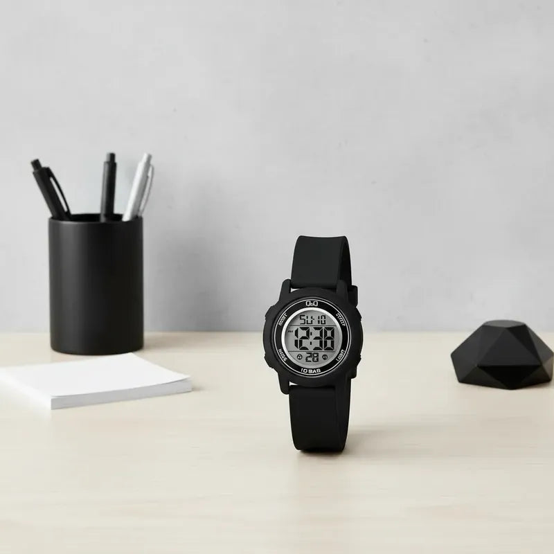 Reloj Niño/niña Digital Q&q By Citizen M208j007y. Qyq Negro Gris