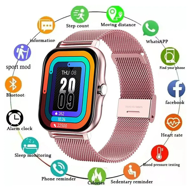 Smart Watch Bluetooth Derwye Rose Milanés