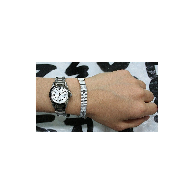 Reloj Casio Acero Inoxidable De Dama Ltp-1215a-7acr Plateado