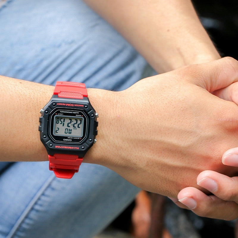 Reloj Casio Digital W-218h Colores Surtidos/relojesymas