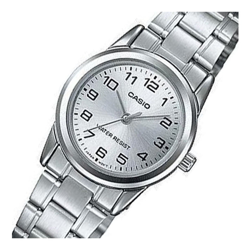 Reloj  Casio Dama Ltp-v001d-7b Relojesymas Plateado Plateado 7b