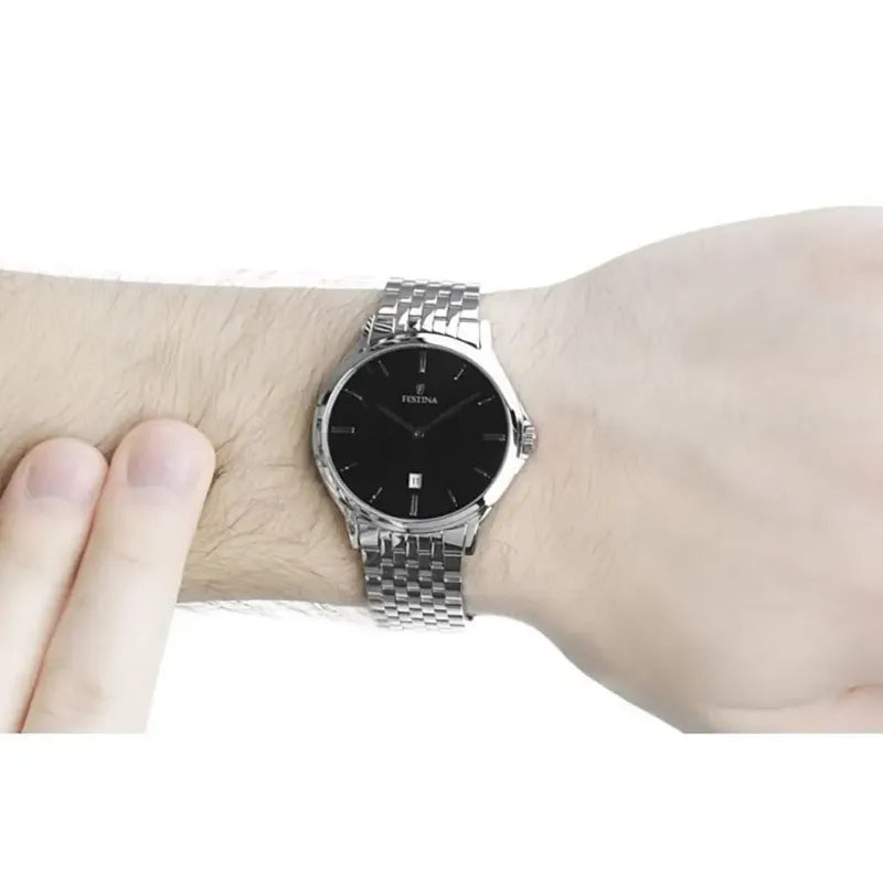 Reloj Festina The Originals F16744 Hombre Relojesymas Correa -4 Plateado Negro