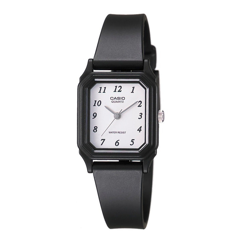 Reloj Casio Para Mujer Clasico Elegante Lq-142-7b Negro Blanco