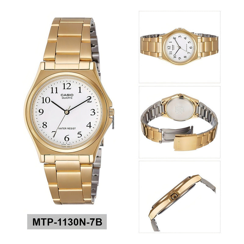 Reloj Casio Ltp_1130n_7br Cuarzo Mujer Dorado
