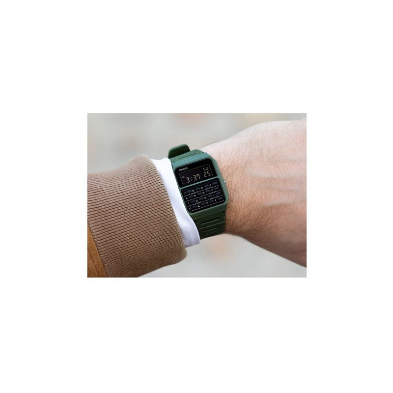 Reloj Calculadora Casio Ca-53w-1 Relojesymas Verde Wf-3b Verde Wf-3b Surtido
