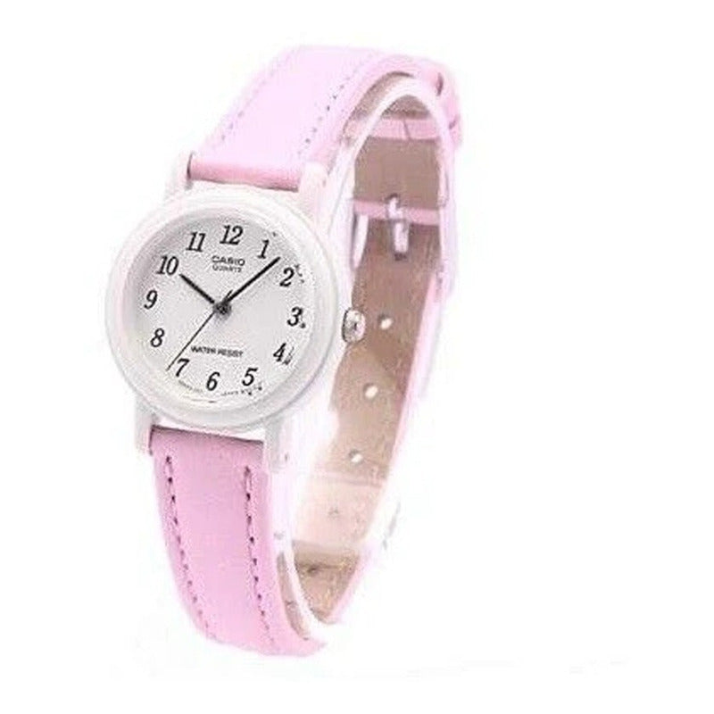 Reloj Casio Cue Dama Lq-139l-4b1 Original Rosa Blanco