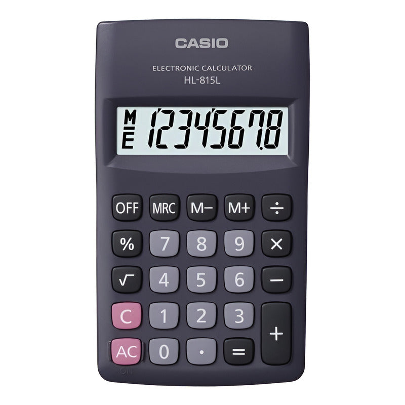 Calculadora Casio Hl-815 Colores Surtidos Relojesymas Celeste